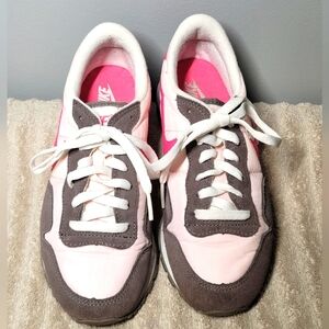 Nike Metro Plus Sneakers Pink And Grey Youth‎ 4.5